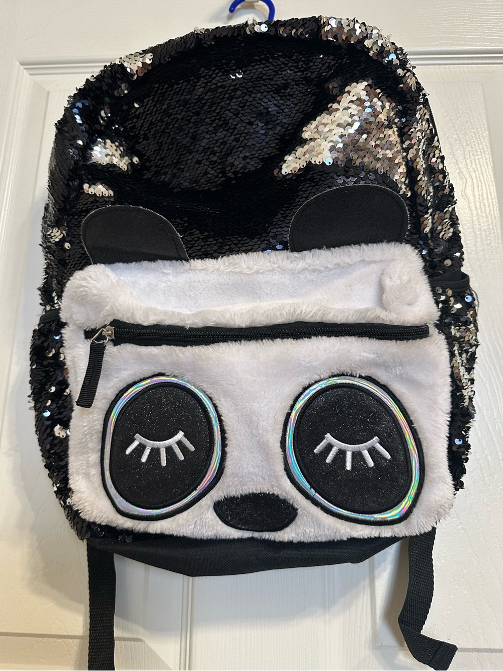 Panda Sequin Backpack Very Clean